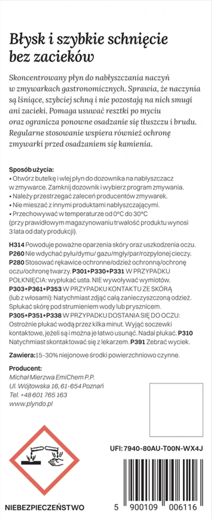 PŁYN DO nabłyszczania